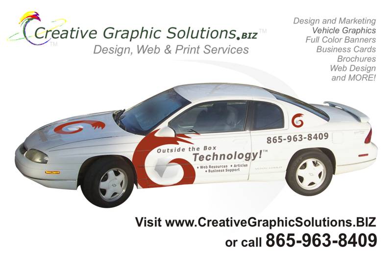 Creative Graphic Biz. Vehicle Graphics.